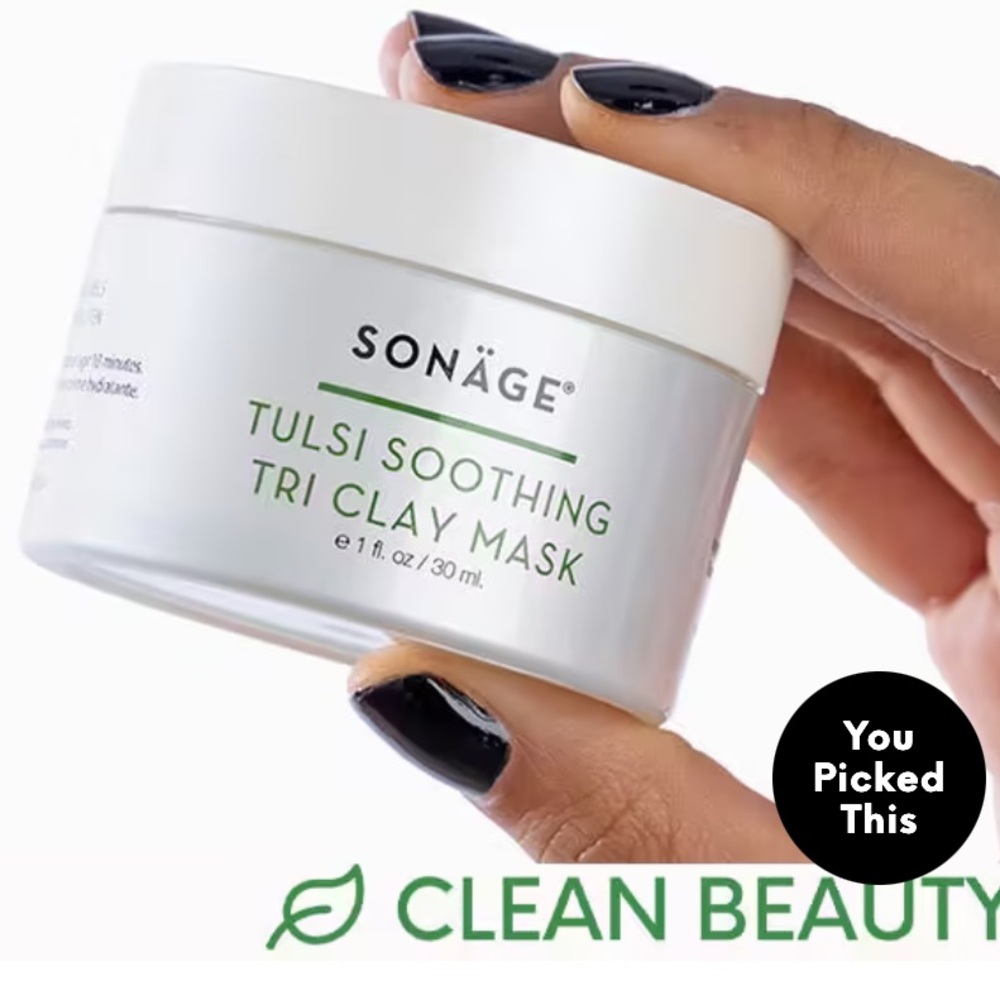 ❗️Sonage Tulsi Soothing Tri Clay Mask NEW in box